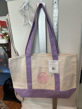 Trader Joe's Lavender large tote 2026